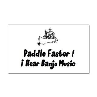 Paddle fasterI here banjo music Decal by Paddlefasterban