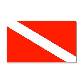 Scuba Diving Dive Flag Sticker (Rectangular) by diveinspiration