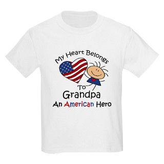My Heart Belongs to Grandpa T Shirt by ifbabycouldtalk