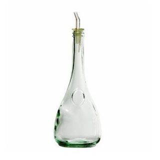recycled glass oil and vinegar drizzler by biome lifestyle