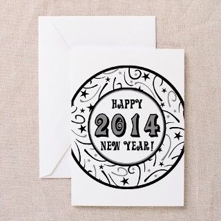 Happy New Year 2014 Greeting Cards (Pk of 10) by HolidayLittleTreasures