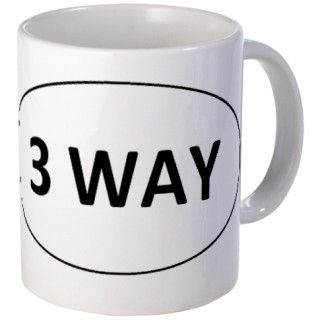 3 WAY Logo (marathon style) Mug by listing store 80734770