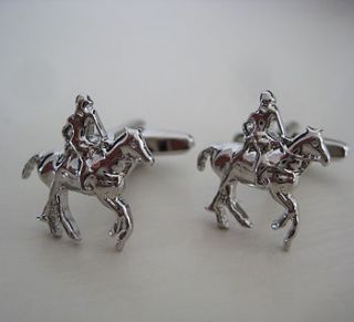 polo horse cufflinks by chapel cards