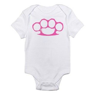 Pink Brass Knuckles Infant Bodysuit by pinkknucks