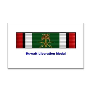 Kuwait Liberation Medal Rectangle Decal by thrutheovercast