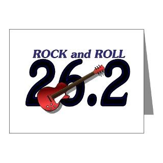 Rock and Roll MArathon Note Cards (Pk of 10) by curiousmelange