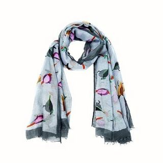 bird print scarf by cherry & joy