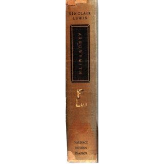 Arrowsmith [First Trade Edition] Sinclair Lewis Books