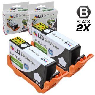 LD © Remanufactured Replacement for Hewlett Packard (HP 564XL) CN684WN Set of 2 ink Cartridges For use in the following Photosmart B8500, B8550, B8553, B8558, C309, C309a, C309g, C310, C410a, C410b, C410e, C510, C510a, C5300, C5324, C5370, C5373, C538