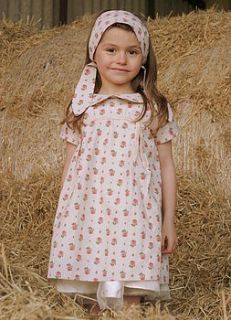 vintage rose peter pan dress by cherub child