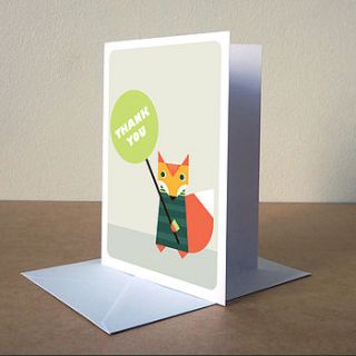 'thank you' card by room of imagination