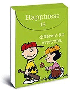 Peanuts Charlie Brown and Lucy Happiness Is Different For Everyone Notepad  Memo Paper Pads 