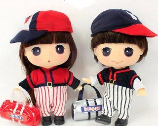 Ddung & Bong gu 7" Baseball Coupleⅱ Cute Doll Figure Collectible Toy Girl Kawaii Best Gift for Everyone Ship Worldwide Toys & Games