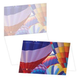 ECOeverywhere Balloon Celebration Boxed Card Set, 12 Cards and Envelopes, 4 x 6 Inches, Multicolored (bc12627)  Blank Postcards 