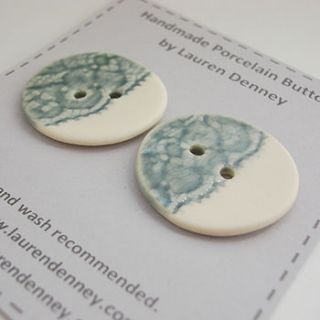 porcelain buttons by lauren denney