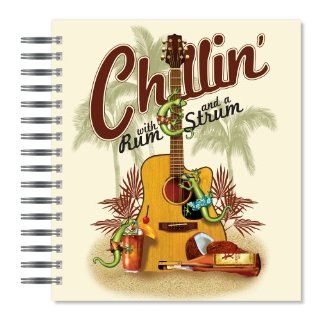 ECOeverywhere Rum and Strum Picture Photo Album, 18 Pages, Holds 72 Photos, 7.75 x 8.75 Inches, Multicolored (PA12664)  Wirebound Notebooks 