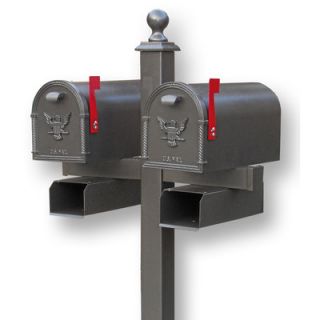 GDM Mailbox Company Medium Belmont Post Mounted Mailbox