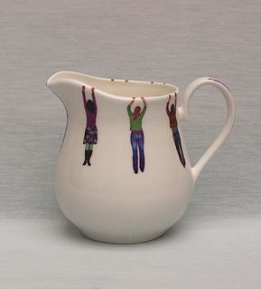 hanging people jug by alice mara ceramics