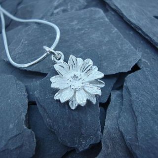 sunflower pendant by summer and silver