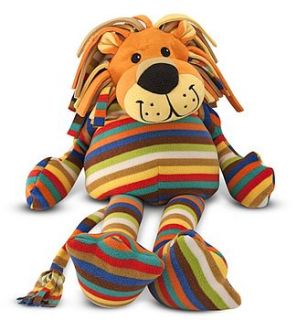 stripy soft lion by planet apple