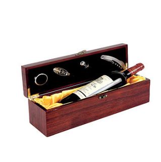 wine accessories with bottle gift box by dibor