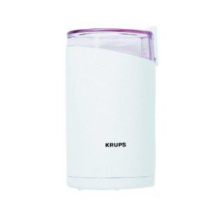 KRUPS 203 42 Electric Spice and Coffee Grinder with Stainless Steel Blades, White Power Blade Coffee Grinders Kitchen & Dining