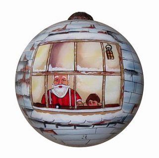 2012 hand painted christmas bauble by tom martin london