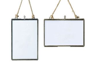 glass hanging frame by all things brighton beautiful