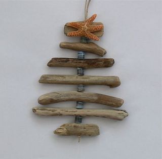 driftwood christmas tree decoration by rana cullimore