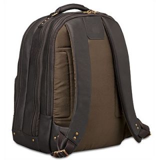Solo Cases Vintage Leather Laptop Backpack