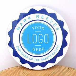 personalised corporate drinks coaster by flaming imp