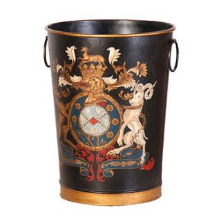 coat of arms log bin by adventino