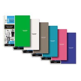Mead 5 Star Notebook, 3 Subject College Ruled  Wirebound Notebooks 