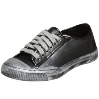 Steve Madden's Fix Women's Lef Ltt Sneaker, Black, 5.5 M US Shoes