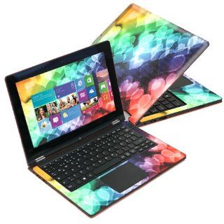MightySkins Protective Skin Decal Cover for Lenovo IdeaPad Yoga 11 Ultrabook 11.6" screen Sticker Skins Colorful Hearts Computers & Accessories