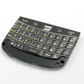 Black Korean Layout QWERTY Keyboard Keypad Key Keys Button Buttons FOR BlackBerry Bold Touch 9900 Fix Repair Replace Replacement Cell Phones & Accessories