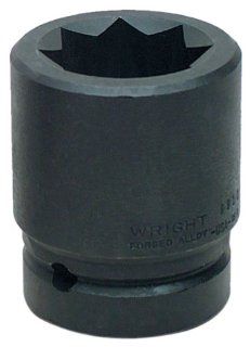 Wright Tool 8812 1 1/2 Inch with 1 Inch Drive 8 Point Double Square Impact Railroad Sockets    