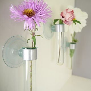 set of three glass test tube vases by deservedly so