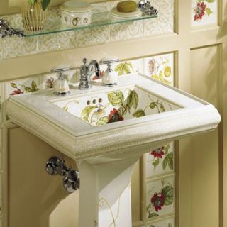 Kohler Crimson Topaz Pedestal Bathroom Sink Set   K 14227 TC 0, 14228