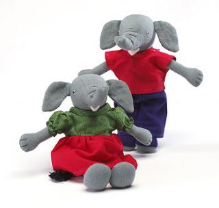 fairtrade handcrafted elephant pair by the kandula tea company