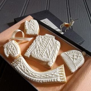 knitwear biscuits gift box by eat my cake london