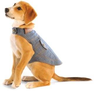 Dog Gone Smart 10 Inch Jean Jacket for Dogs, Denim  Pet Coats 