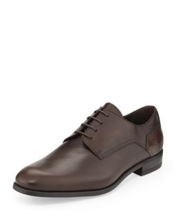 Maitland Leather Lace Up Oxford, Dark Brown