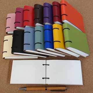 leather pocket notebook by artbox