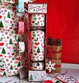giant retro 50's christmas cracker by the little picture company