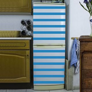sailor stripes vinyl refrigerator decal by vinyl revolution