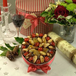 fruit and nut christmas cake by original hat box cake co