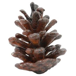 iron pine cone paper weight by men's society