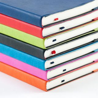 a6 leather notebook by clementine's shop