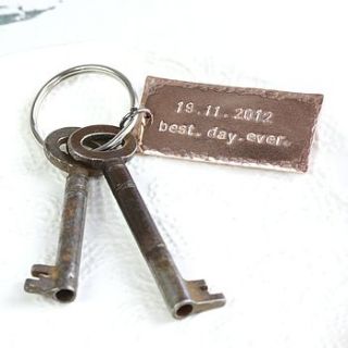 personalised best day ever keyring by lisa angel homeware and gifts